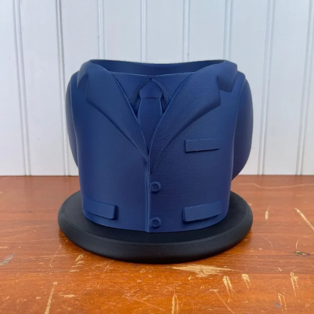 Suit Coat Indoor Planter Pot, Men’s Suit Flower Pot, indoor Planter